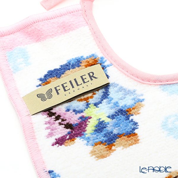 フェイラーベビー よだれかけ／スタイ リトルスキッパーズ 25×30cm エリカ 女の子用