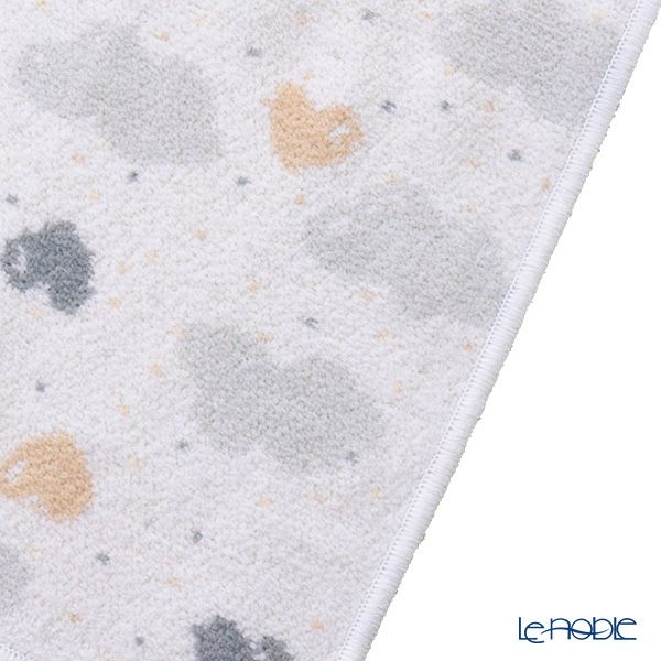 フェイラーベビー よだれかけ ラブリースカイ ホワイト 25×30cm