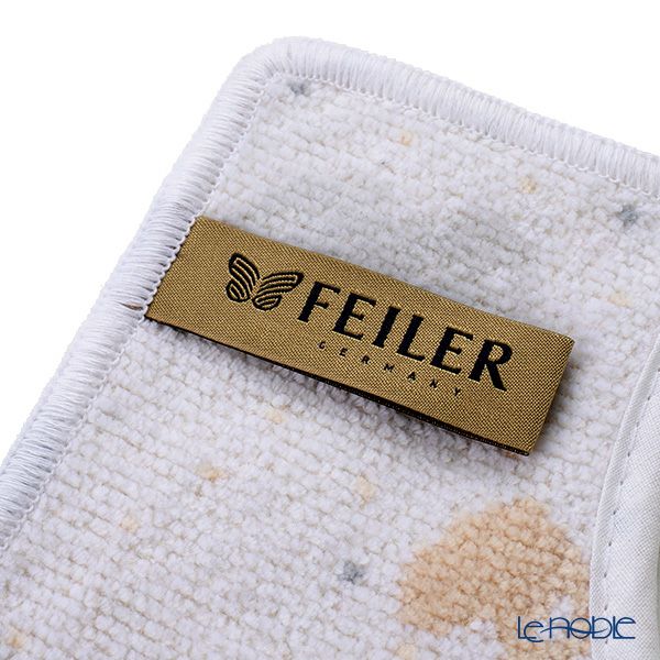 フェイラーベビー よだれかけ ラブリースカイ ホワイト 25×30cm