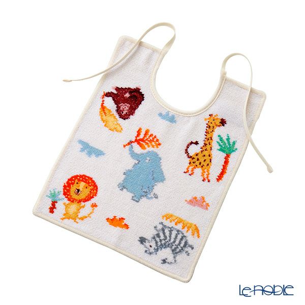 フェイラーベビー よだれかけ ワイルドサファリ ベージュ 25×30cm