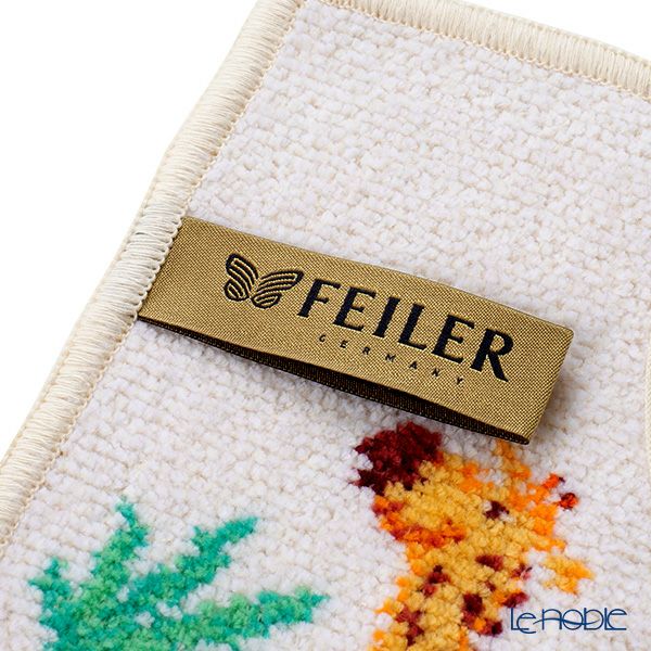 フェイラーベビー よだれかけ ワイルドサファリ ベージュ 25×30cm