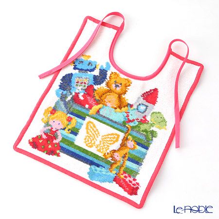 フェイラーベビー よだれかけ トイボックス2.0 ピンク 25×30cm