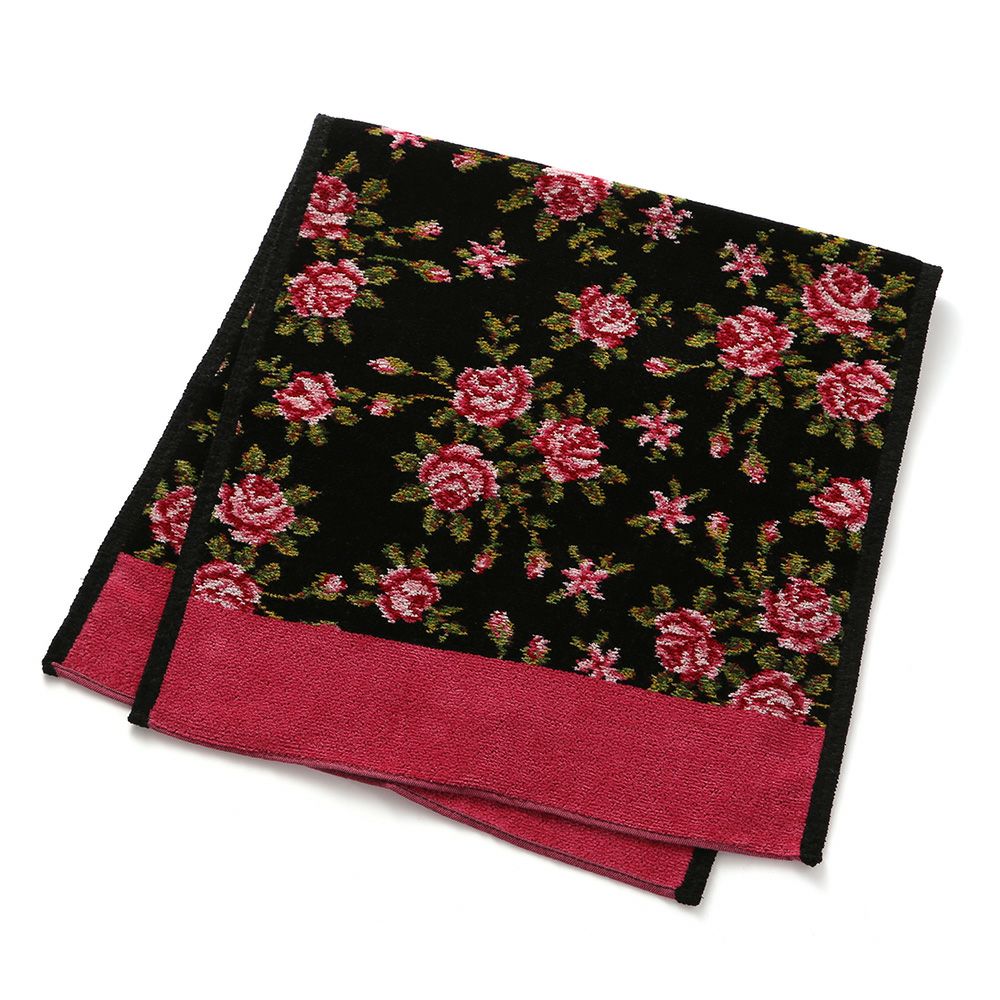 フェイラー ゲストタオル ミリアム ブラック チェリー 37×80cm