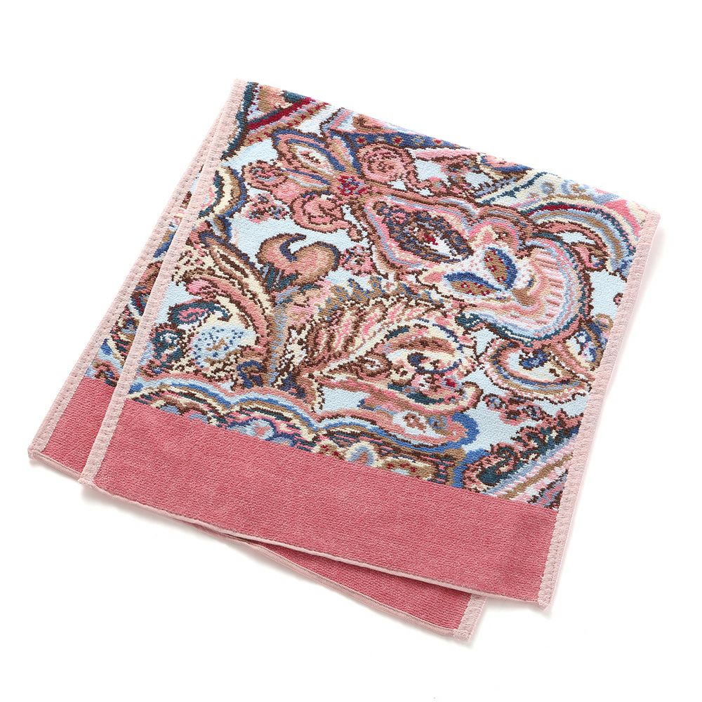 フェイラー ゲストタオル マハラニ スカイ ピンク 37×80cm