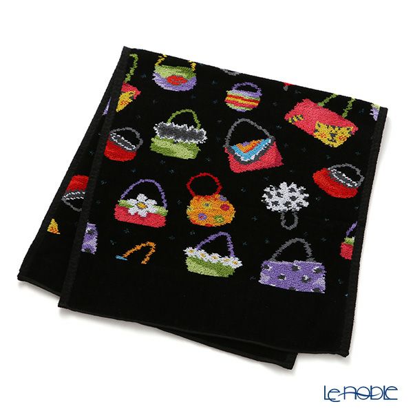 フェイラー ゲストタオル クレイジーバッグ ブラック 37×80cm