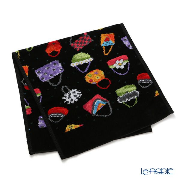 フェイラー ゲストタオル クレイジーバッグ ブラック 37×80cm