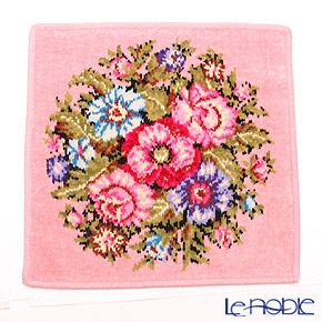 フェイラー ハンドタオル ヴィエンナ金糸入 ピンク 30×30cm