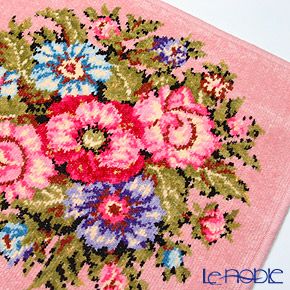 フェイラー ハンドタオル ヴィエンナ金糸入 ピンク 30×30cm