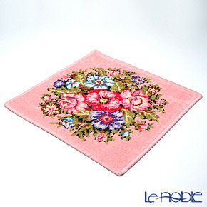 フェイラー ハンドタオル ヴィエンナ金糸入 ピンク 30×30cm