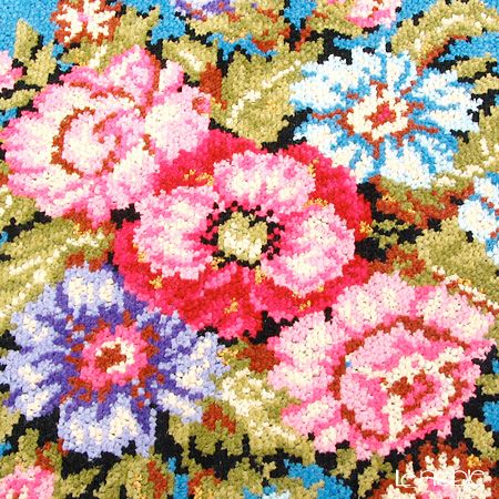 フェイラー ハンドタオル ヴィエンナ金糸入 ブルー 30×30cm