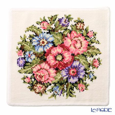 フェイラー ハンドタオル ヴィエンナ金糸入 ホワイト 30×30cm