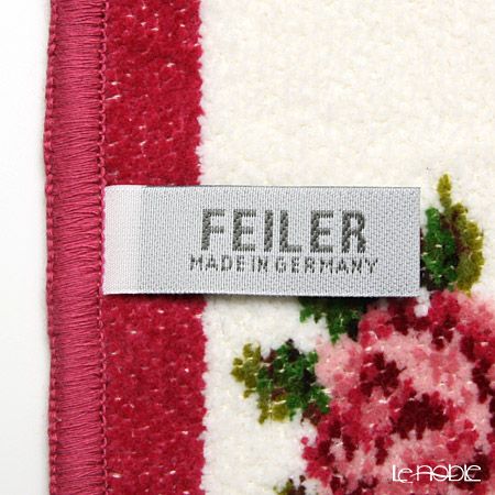 フェイラー ハンドタオル ミリアム ホワイト チェリー 30×30cm