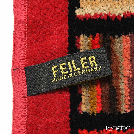 フェイラー ハンドタオル ダービー レッド 30×30cm