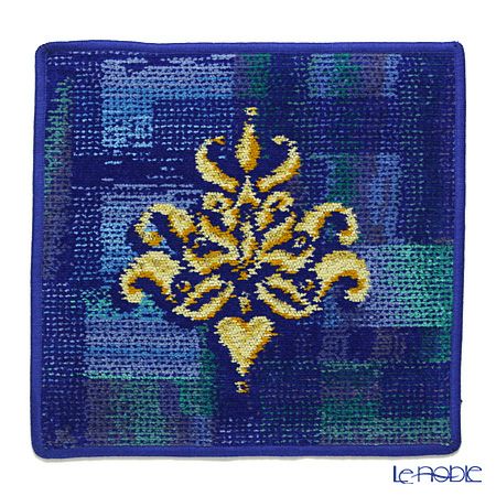 フェイラー ハンドタオル ロイヤルオーナメント ブルー 30×30cm
