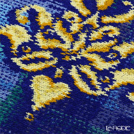 フェイラー ハンドタオル ロイヤルオーナメント ブルー 30×30cm