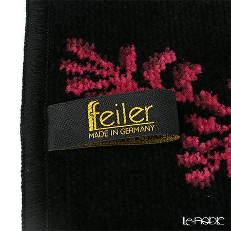 フェイラー ハンドタオル ピーコックブラック ブラック 30×30cm