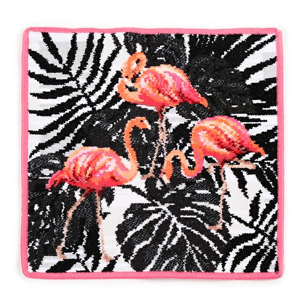 フェイラー ハンドタオル フラミンゴ ピンク 30×30cm