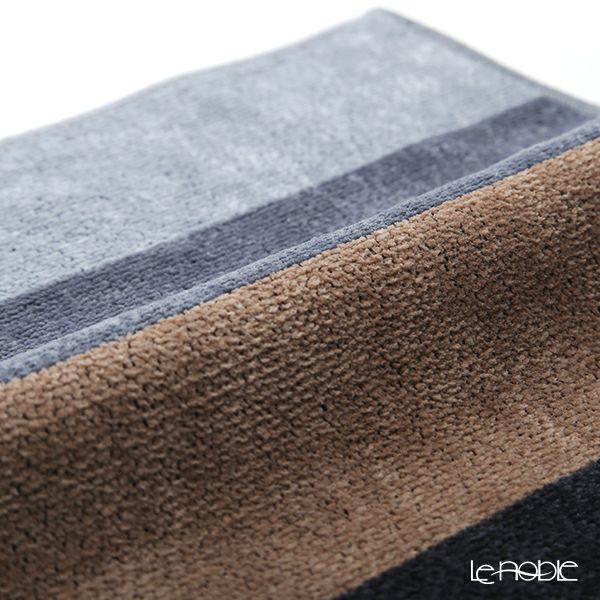 フェイラー ハンドタオル ブロックス グレイ／ブラック 30×30cm