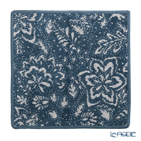 フェイラー ハンドタオル（ハンカチ） インディゴブルーム ブルー 30×30cm