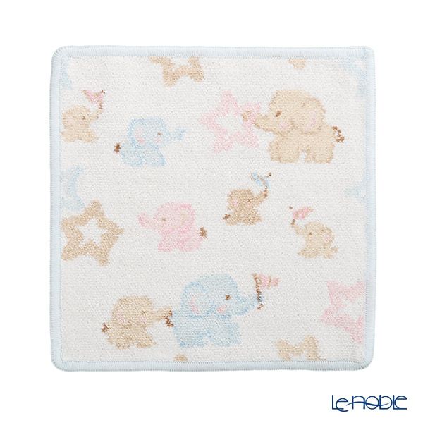 フェイラー ハンドタオル（ハンカチ） エレファント ブルー 25×25cm