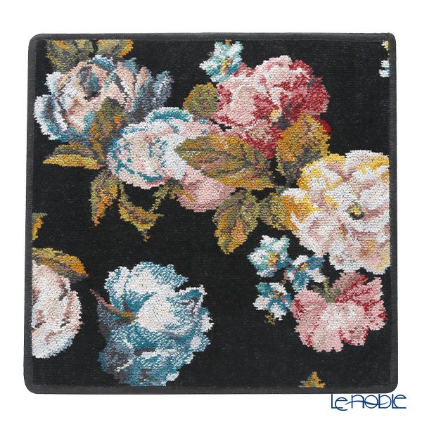 フェイラー ハンドタオル（ハンカチ） ローズドリーム ブラック 30×30cm