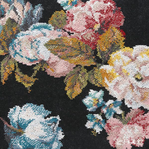 フェイラー ハンドタオル（ハンカチ） ローズドリーム ブラック 30×30cm