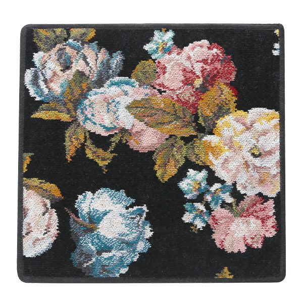 フェイラー ハンドタオル（ハンカチ） ローズドリーム ブラック 30×30cm