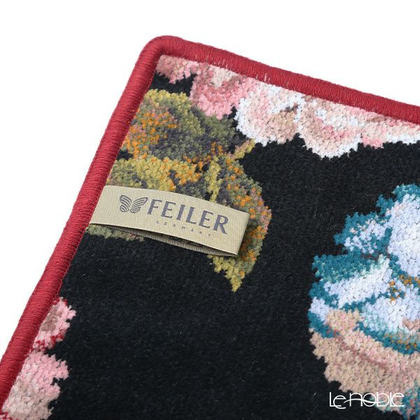 フェイラー ハンドタオル（ハンカチ） ローズドリーム ボルドー 30×30cm