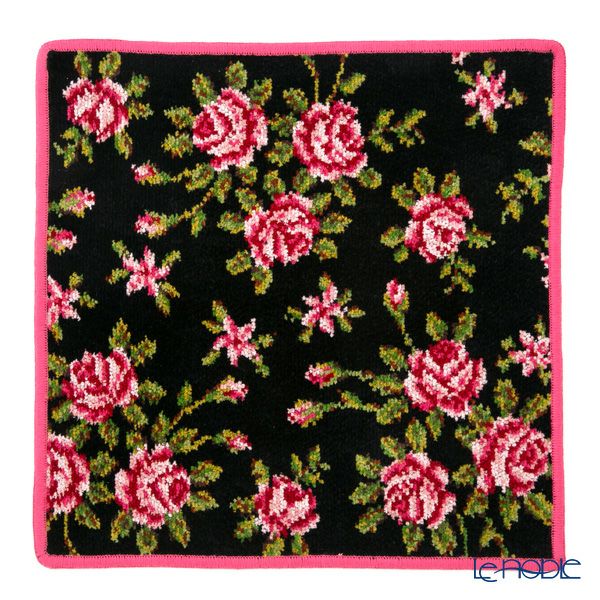 フェイラー ハンドタオル ミリアム ブラック チェリー30×30cm【NEW】