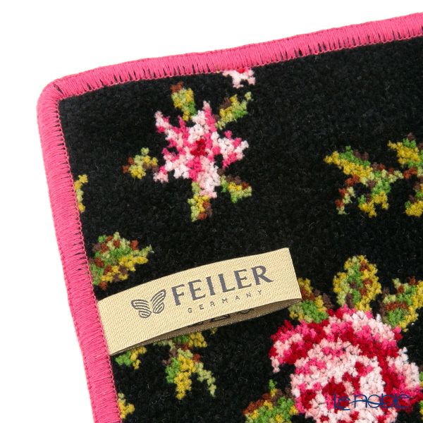 フェイラー ハンドタオル ミリアム ブラック チェリー30×30cm【NEW】