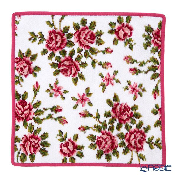 フェイラー ハンドタオル ミリアム ホワイト チェリー 30×30cm 【NEW】