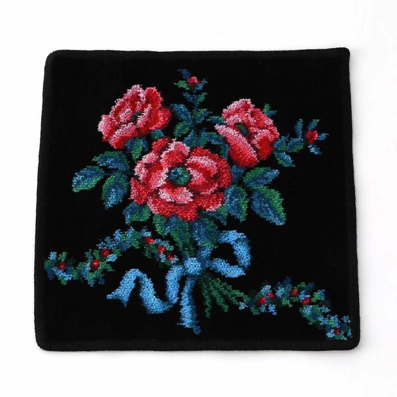 フェイラー ハンドタオル ロマンス ブラック 25×25cm | ブランド洋食器