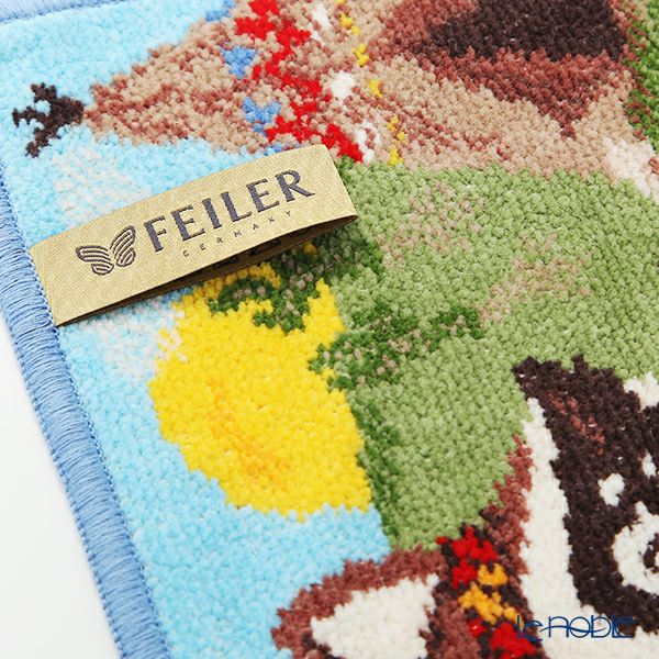 フェイラー ハンドタオル ベア＆フレンズ インディアンベア ブルー 25×25cm