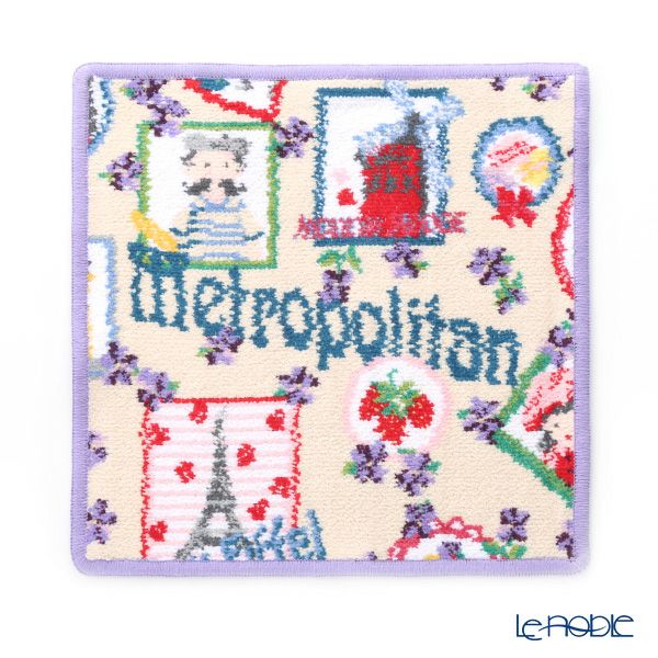 フェイラー ハンドタオル ツールドパリス バイオレット 25×25cm