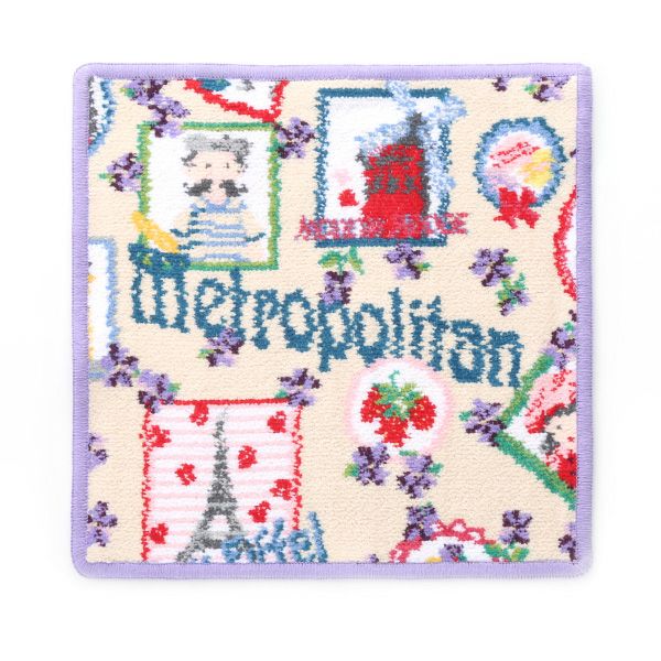 フェイラー ハンドタオル ツールドパリス バイオレット 25×25cm