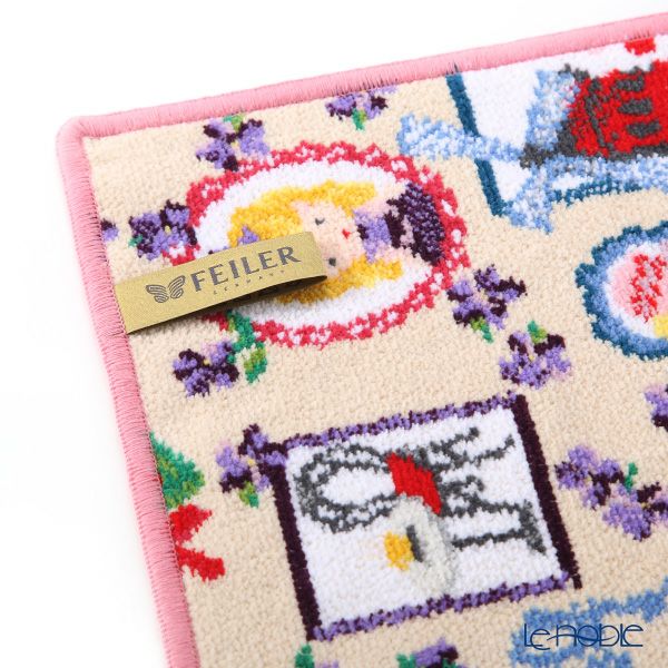 フェイラー ハンドタオル ツールドパリス ラズベリー 25×25cm