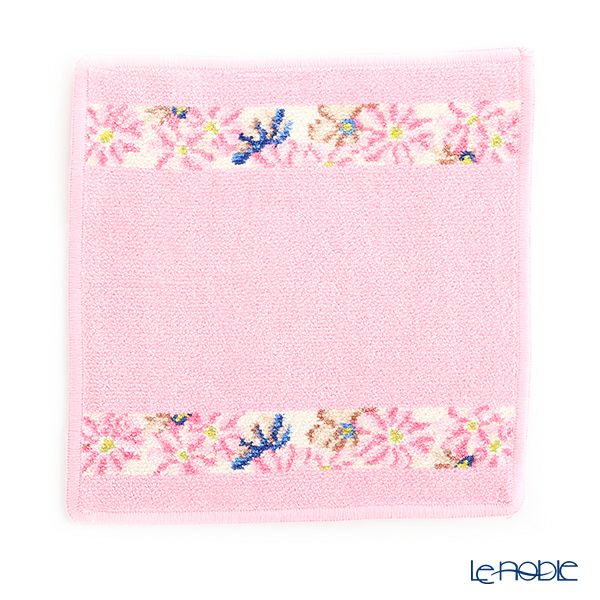 フェイラー ハンドタオル（ハンカチ） コスモスベージュ 25×25cm キャンディピンク