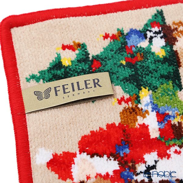 フェイラー ハンドタオル（ハンカチ） くるみ割り人形 レッド 25×25cm