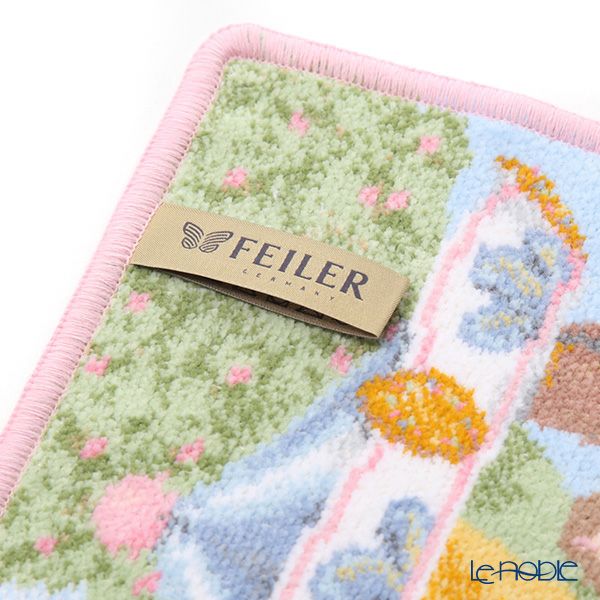 フェイラー ハンドタオル（ハンカチ） FUNFAIR 遊園地／メリーゴーランド キャンディピンク 25×25cm