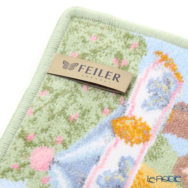 フェイラー ハンドタオル（ハンカチ） FUNFAIR 遊園地／メリーゴーランド ピスタチオ 25×25cm