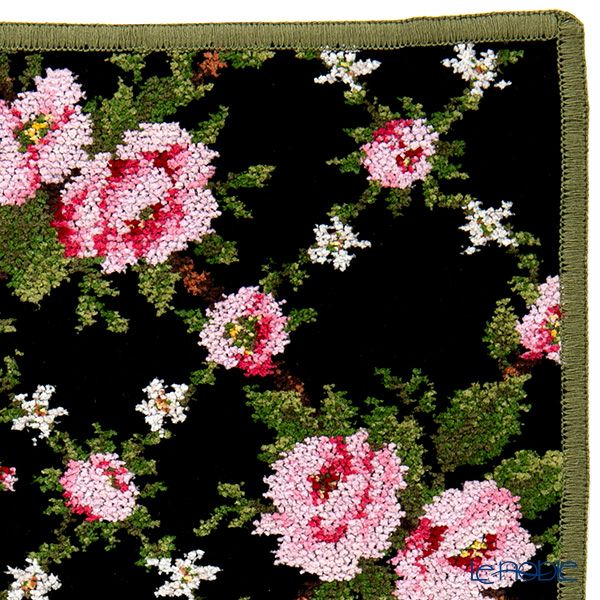 フェイラー ハンドタオル（ハンカチ） アメリーブラック フォレストグリーン 25×25cm