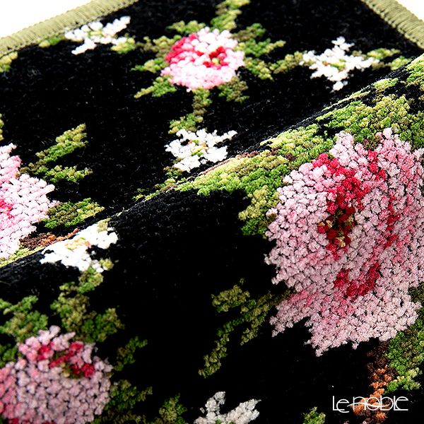 フェイラー ハンドタオル（ハンカチ） アメリーブラック フォレストグリーン 25×25cm