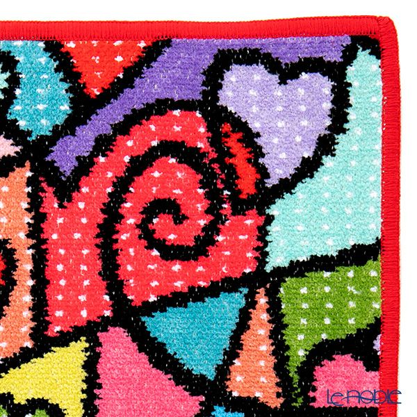 フェイラー ハンドタオル（ハンカチ） ハートビート レッド 25×25cm