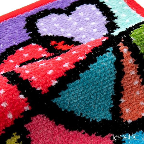 フェイラー ハンドタオル（ハンカチ） ハートビート レッド 25×25cm