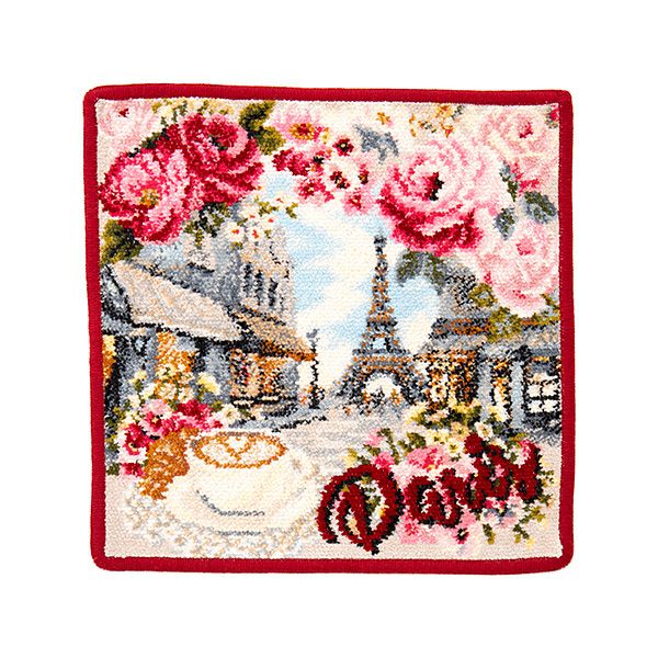 フェイラー ハンドタオル（ハンカチ） パリ ボルドー 25×25cm