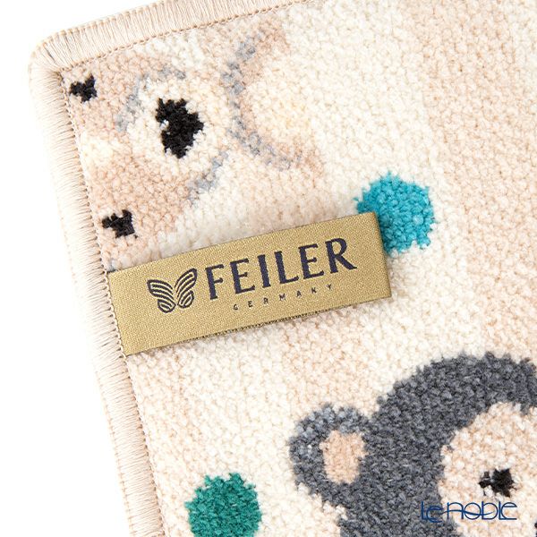 フェイラー ハンドタオル（ハンカチ） ウッドランド ベージュ 25×25cm