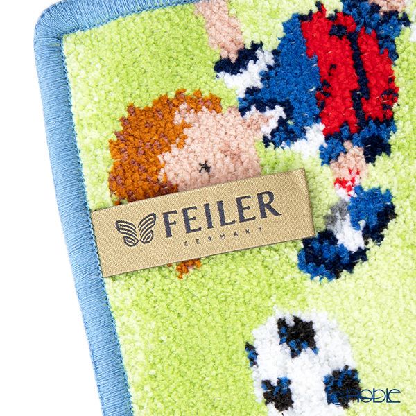 フェイラー ハンドタオル（ハンカチ） サッカー ブルー 25×25cm