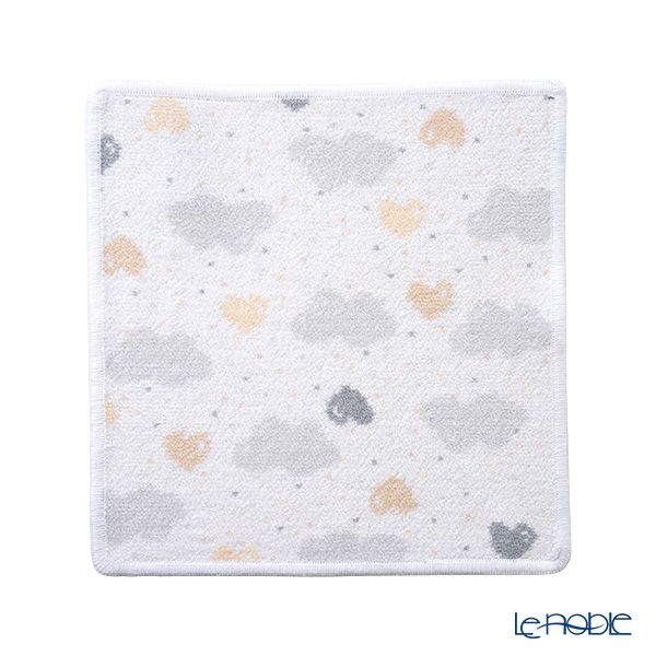 フェイラー ハンドタオル（ハンカチ） ラブリースカイ ホワイト 25×25cm