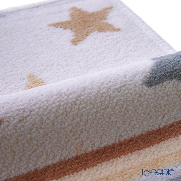 フェイラー ハンドタオル（ハンカチ） スター＆ストライプ ホワイト 25×25cm