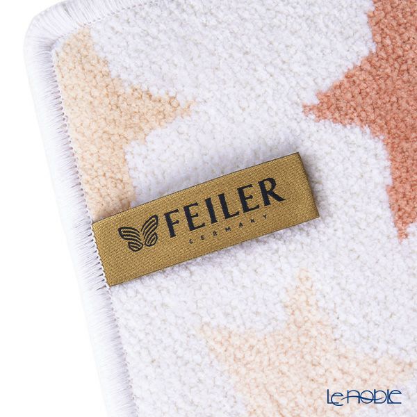 フェイラー ハンドタオル（ハンカチ） スター＆ストライプ ホワイト 25×25cm